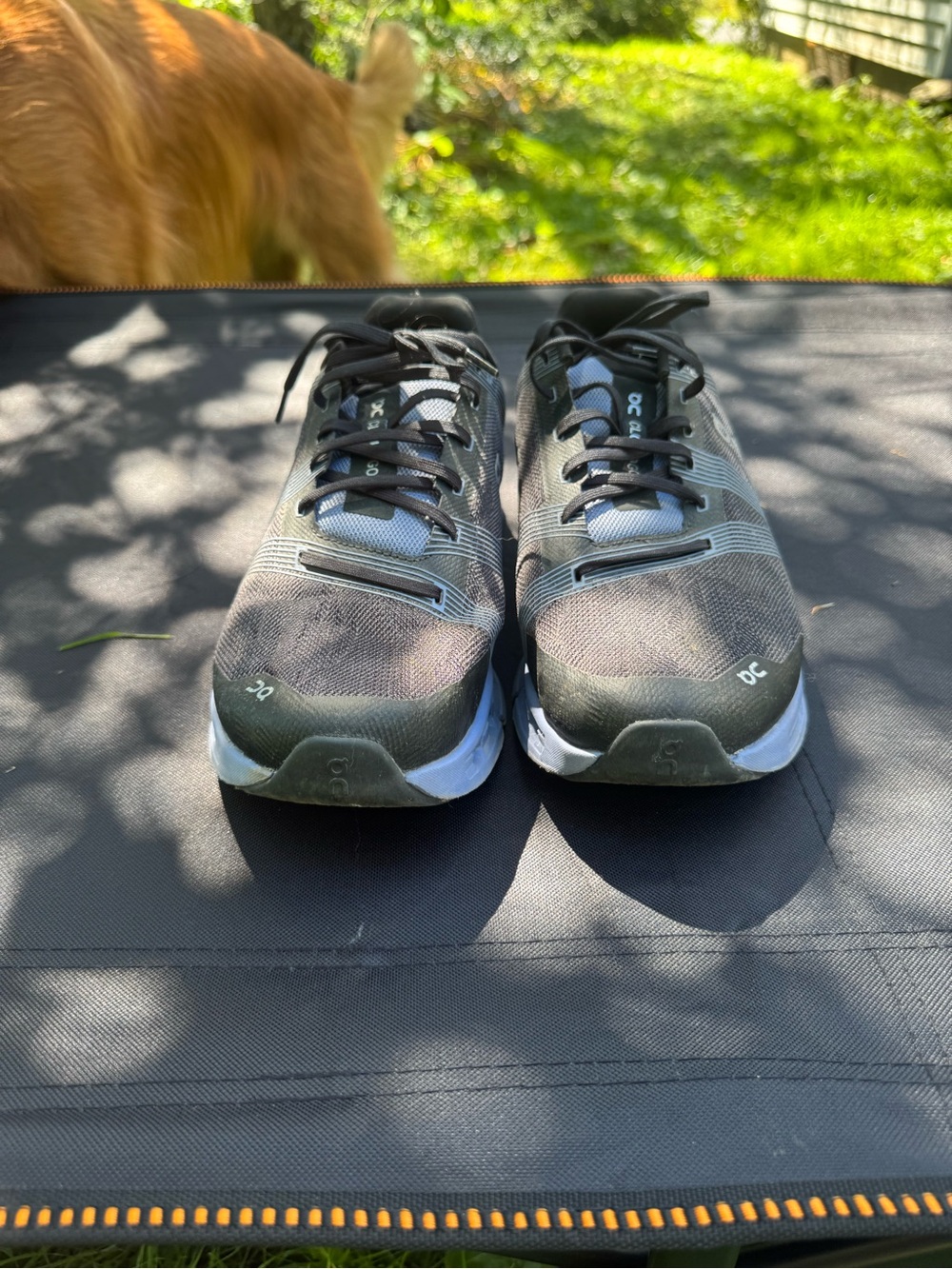 On Running Men’s Athletic Running Shoes in Black and Gray